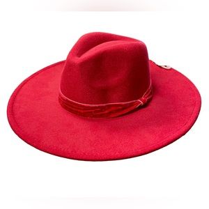 Forever 21 Red Fedora NWT